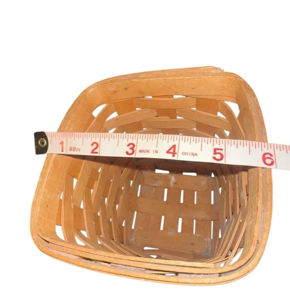 Longaburger, hand woven basket made in Dresden Ohio